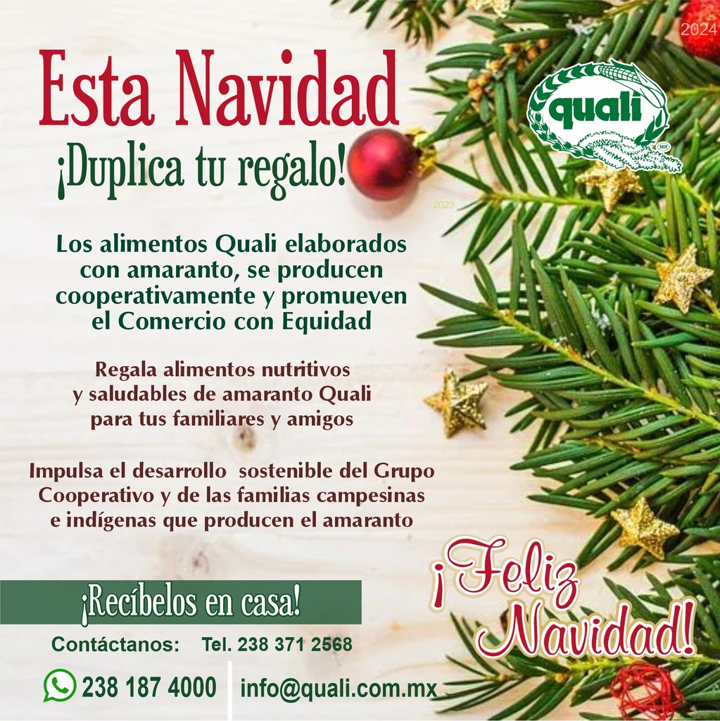 Caja de 18 Botes con Galletas de Amaranto y Chocolate