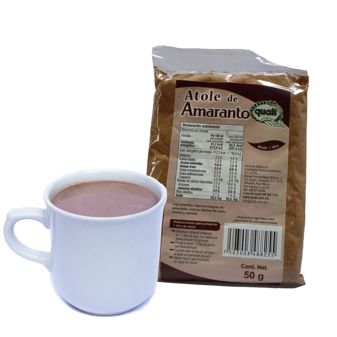 Atole de Amaranto Quali con cocoa 50 g