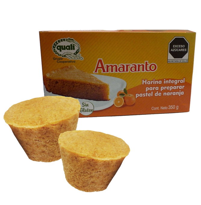 Harina Integral para Pastel de Amaranto Quali con Naranja 350 g