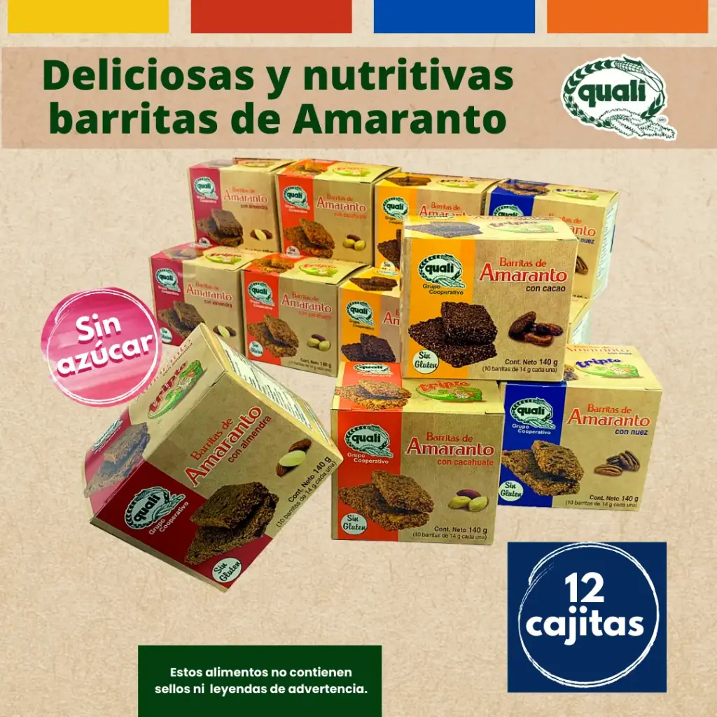 Paquete de Barritas Nutritivas ¡Envío Gratis!
