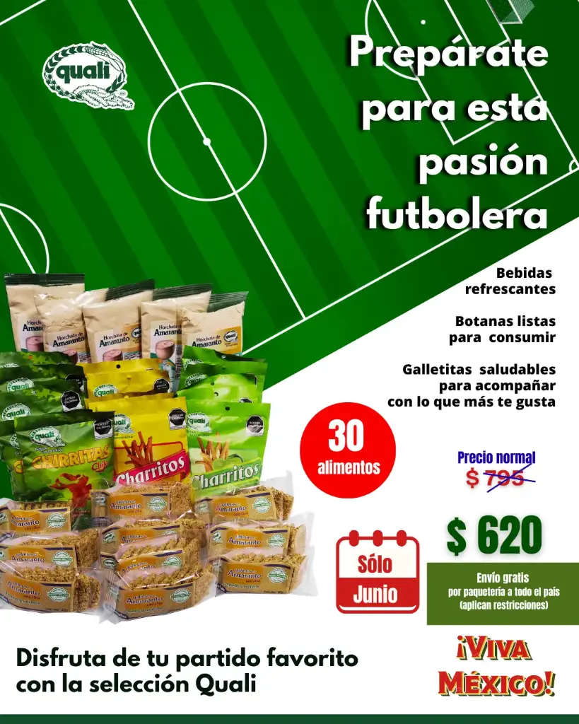 Paquete Futbolero ¡Envío Gratis!