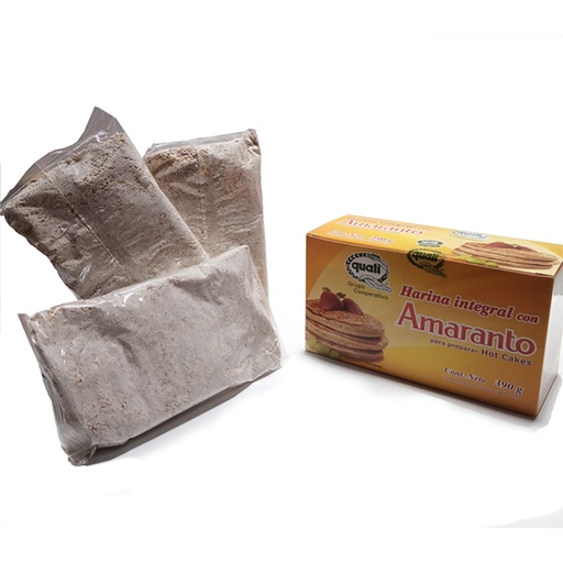 [1200-006-012] Harina Integral para Hot Cakes de Amaranto Quali 390 g