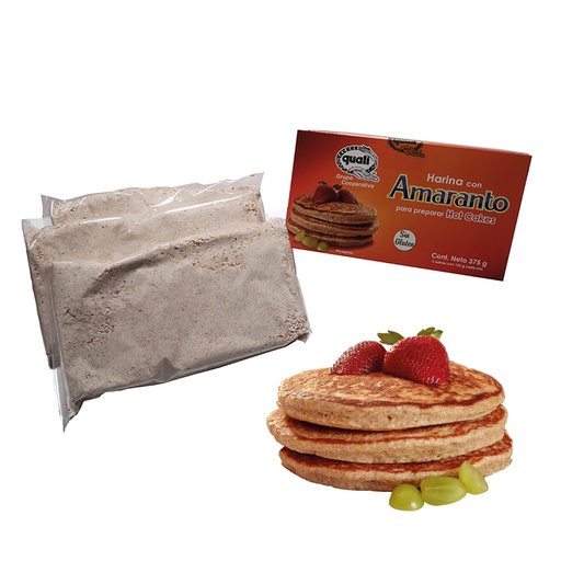 [1200-006-016] Harina para Hot Cakes de Amaranto Quali sin Gluten 375 g