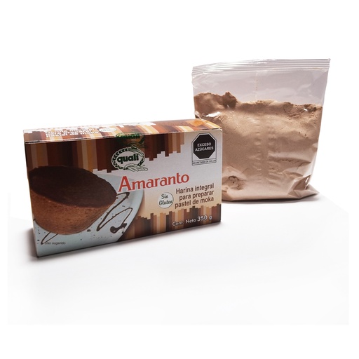 [1200-006-018] Harina Integral para Pastel de Amaranto Quali de Moka 350 g
