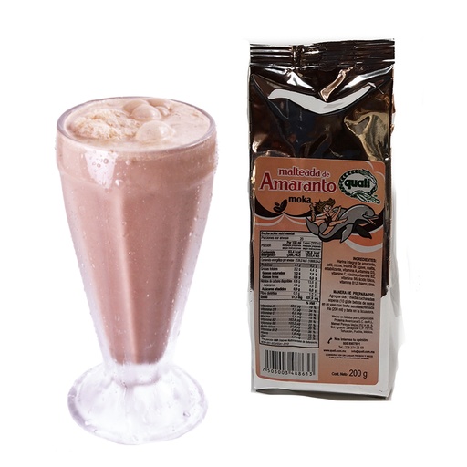 [1200-006-019] Malteada de Amaranto Quali Sabor Moka 200 g