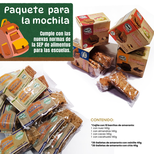 Paquete para la Mochila ¡Envío Gratis!