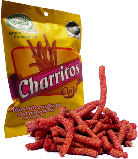 [1200-003-001] Paquete de 10 Charritos de Amaranto Quali con Chile 40 g